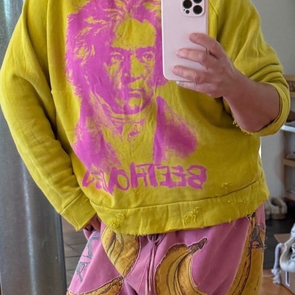 Magnolia Pearl Gorgeous 🍌Banana Beethoven Outfit: Sweatpants + Sweatshirt Combo